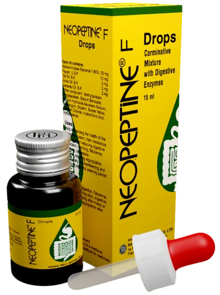 Siro ăn ngon cho bé 1 tuổi NEOPEPTINE F Drops